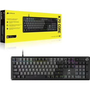 Clavier gamer CORSAIR K70 Core Gris