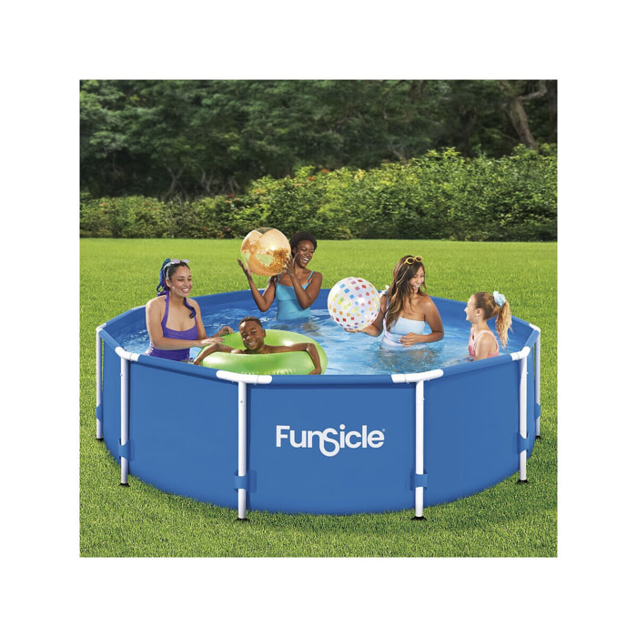 Piscine tubulaire ronde "Auria" – 305 x 76 cm - Bleu