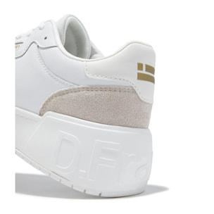 Zapatillas Deportivas Casual Hombre Court Basic Leather Blanco D.Franklin