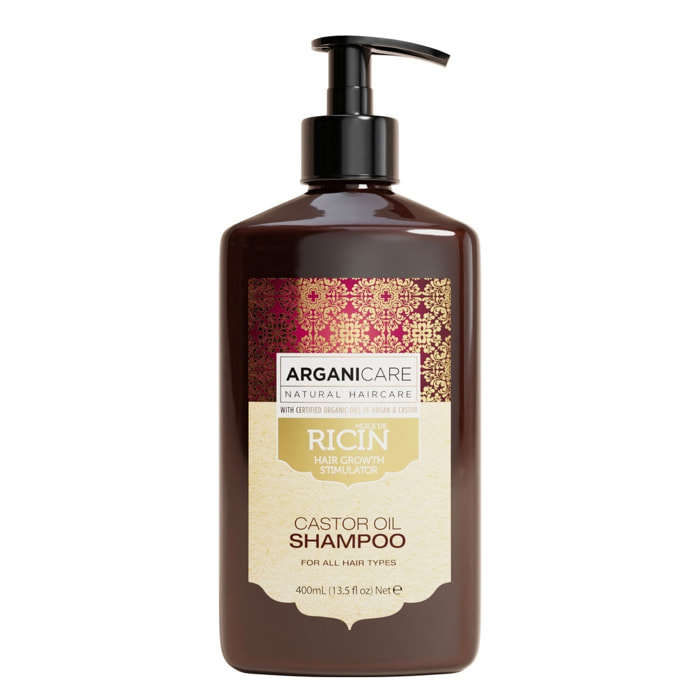 Huile de Ricin - Shampooing Accélérateur de Croissance 400 ml