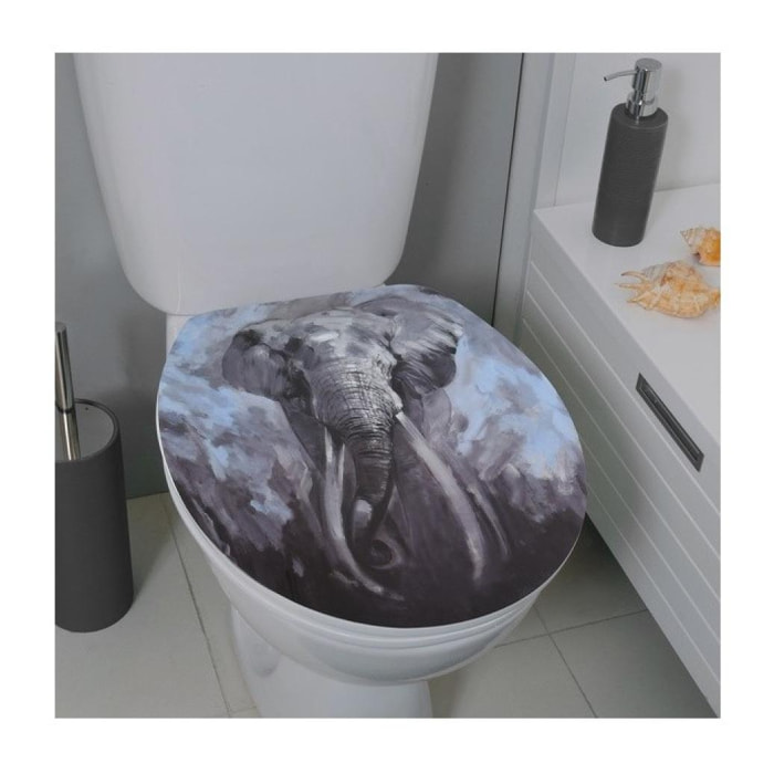 Abattant wc MDF ELEPHANT - Charnières Inox Spirella