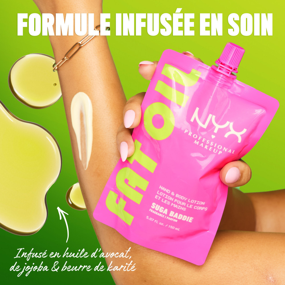 NYX Professional Makeup Fat Oil Body Lotion Mains & Corps SUGA BADDIE