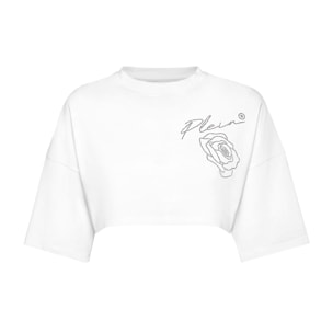 PHILIPP PLEIN T-Shirt Round Neck ROSES