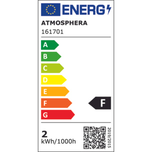 Ampoule LED "Globe" ambrée - filament droit E27 D10 cm