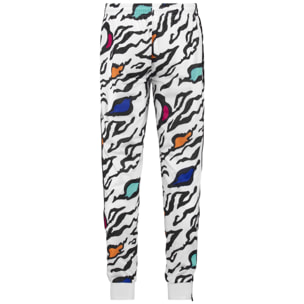 Kappa - Pantaloni Uomo Bianco - 222 Banda Rastoria Graphik Slim