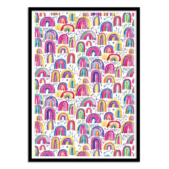 Art-Poster - Cute Rainbows - Ninola - 50 x 70 cm