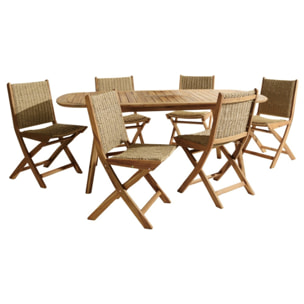 VICK - Ensemble de jardin 6 places Phuket