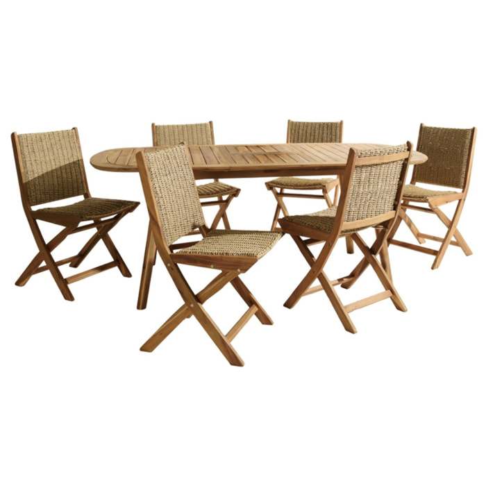 VICK - Ensemble de jardin 6 places Phuket