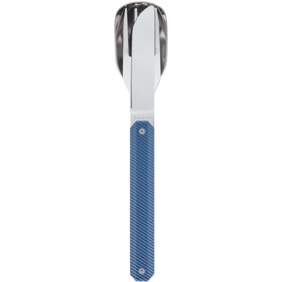 Couverts AKINOD 3 couverts droits 12h34 aluminium bleu