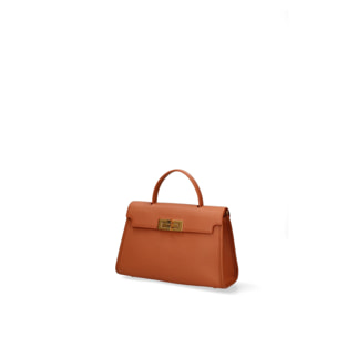 Borsa a mano da donna Made in Italy - Modello Embera Plus - 100% pelle - 28.0 x 17.0 x 9.0 cm