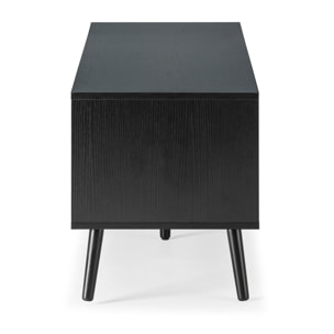 Mueble TV Lluvia 4 puertas color Negro