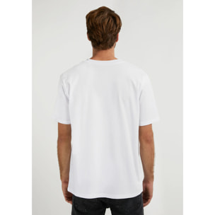 Camiseta Básica  Flag T-Shirt en Blanco D.Franklin