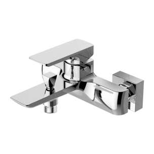 Brevis mitigeur baignoire mural à levier 150 mm, sans ensemble de douche, chrome (SATBSBRE222)