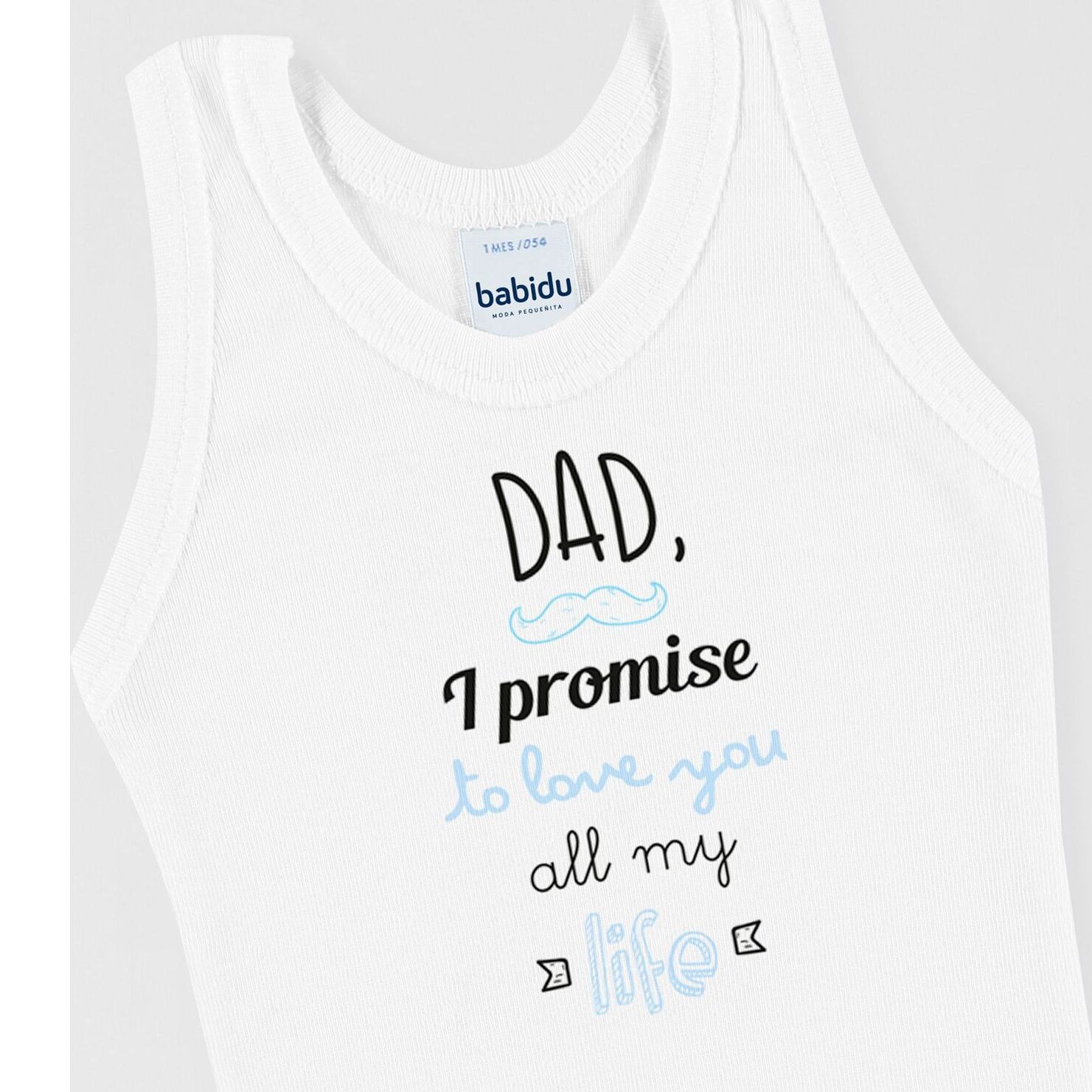 Body bebé tirantes personalizado frases