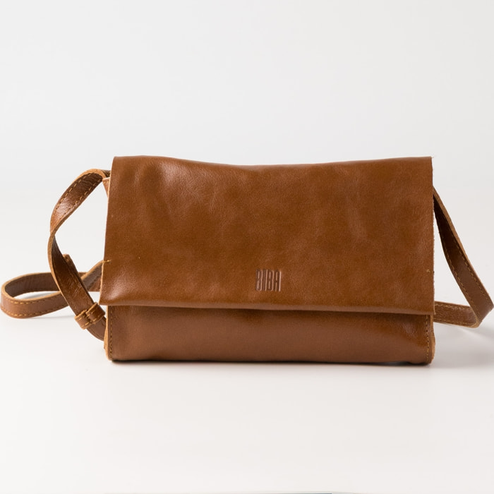 Bandolera BIBA Chester Buff de piel
