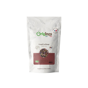 Grand Cru Rouge - Thé Noir et Vert Bio - Sachet 80g