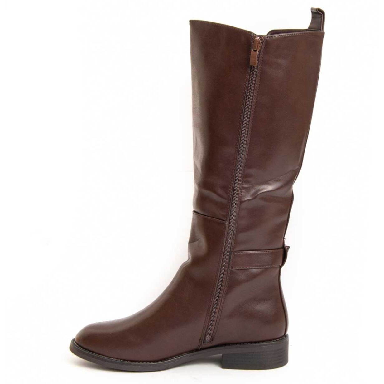 Bota De Tacón - Marron - Altura: 4 Cm