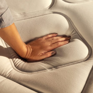 Cecotec Matelas Flow HybridSpring Fresh 6000 105X190 Multi couche, 30 cm de haut