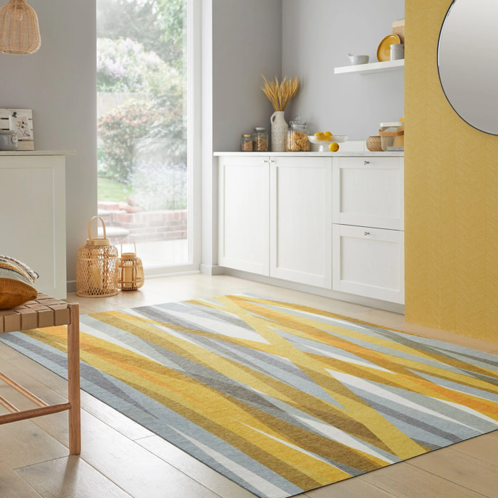 Tapis ISABELLA Gris/Ocre
