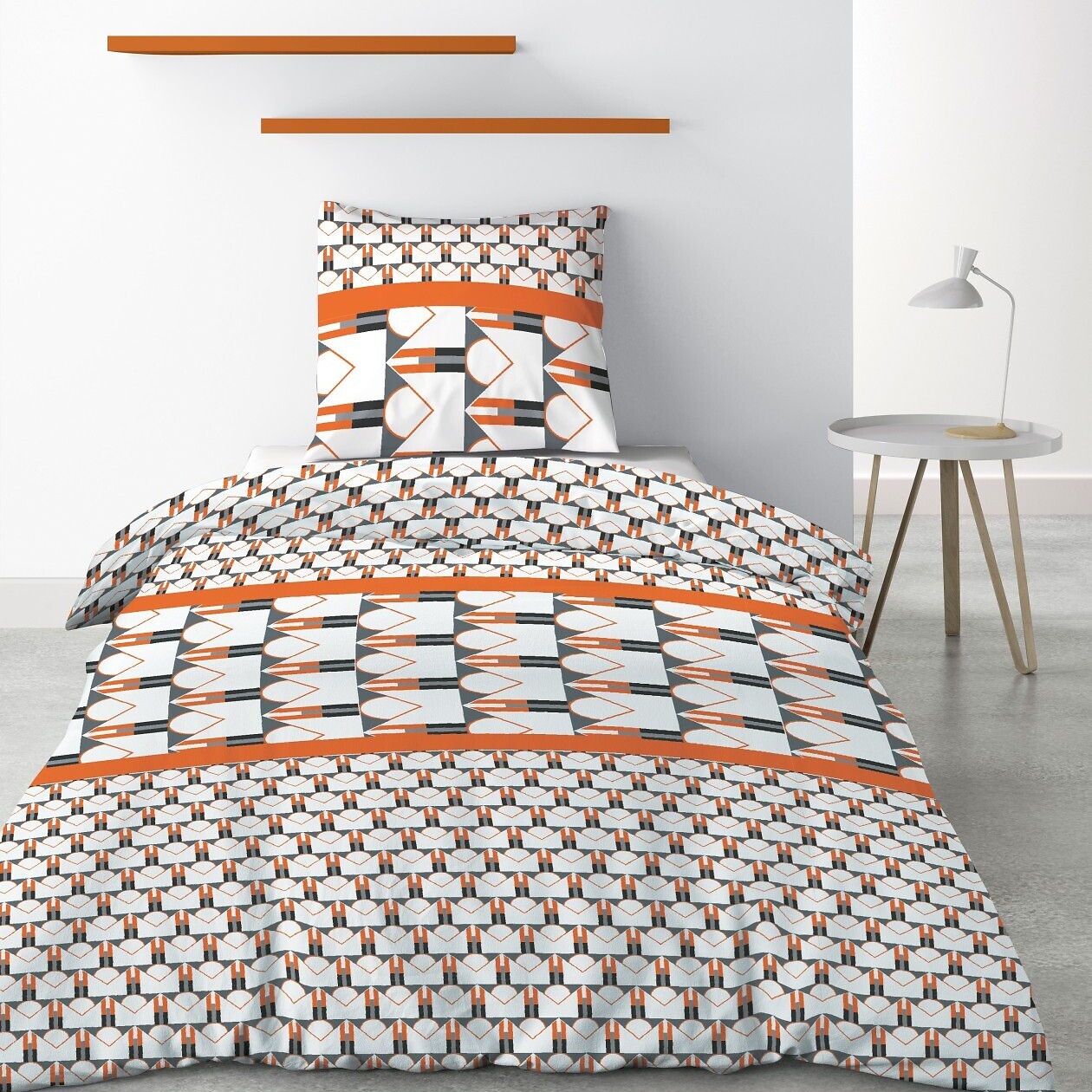 Parure Housse De Couette 2pcs 100%microfibre 60gsm Arrow