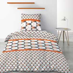Parure Housse De Couette 2pcs 100%microfibre 60gsm Arrow