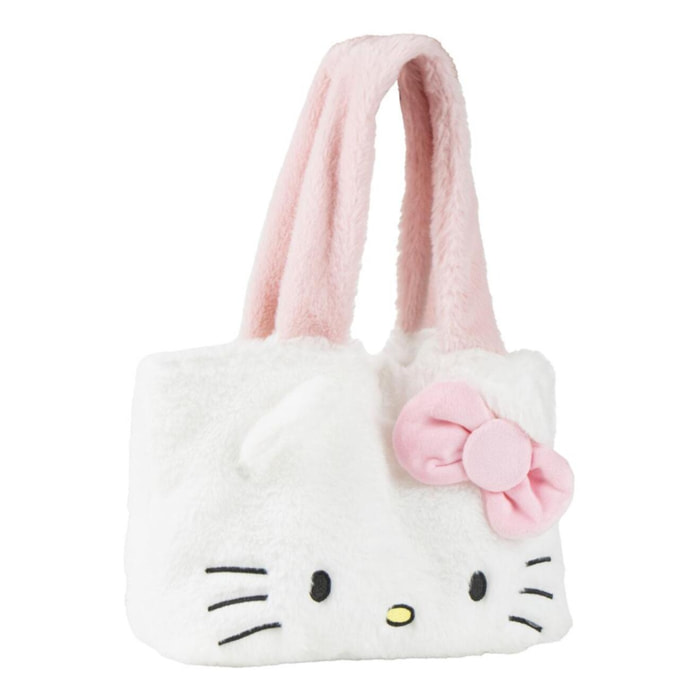 Bolsa Shopping Peluche Hello Kitty - Multicolor