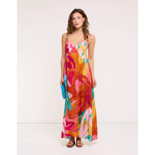 Vestido Largo Multicolor - Mistery