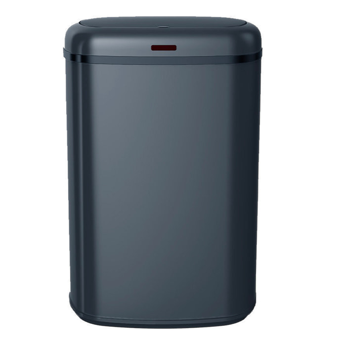 Poubelle automatique inox LOGAN gris 58L