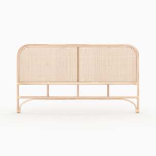 Tête de lit en rotin et cannage 160 cm - Grace