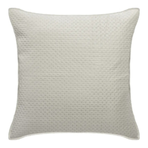 Dessus de lit 2 taies "Dolce" blanc ivoire 260x240cm