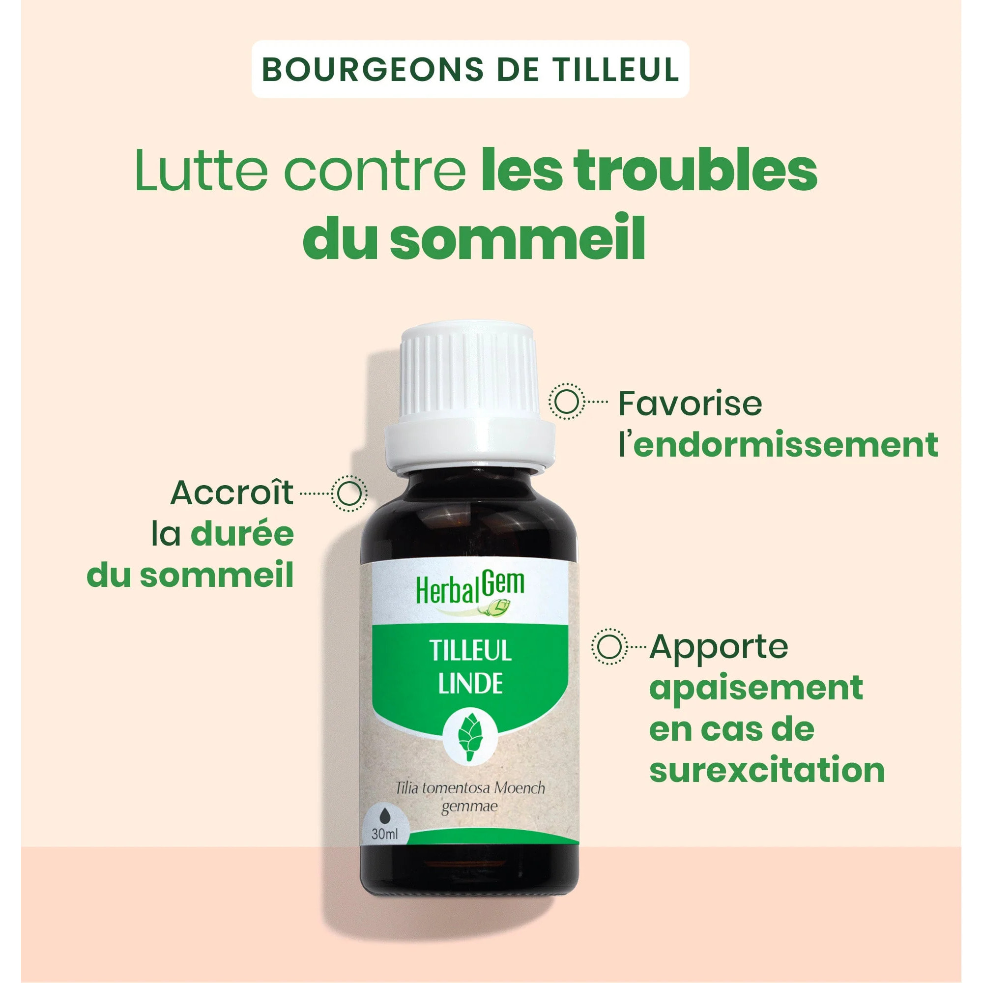 Herbalgem- Bourgeon de tilleul - Bio - 30 ml