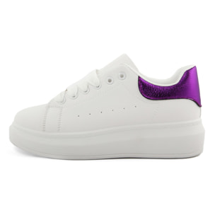 Sneakers Donna colore Viola-Altezza tacco:3,5cm