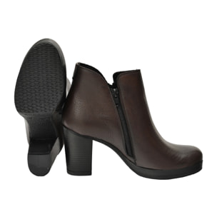 Tronchetti in vera pella con doppia lampo