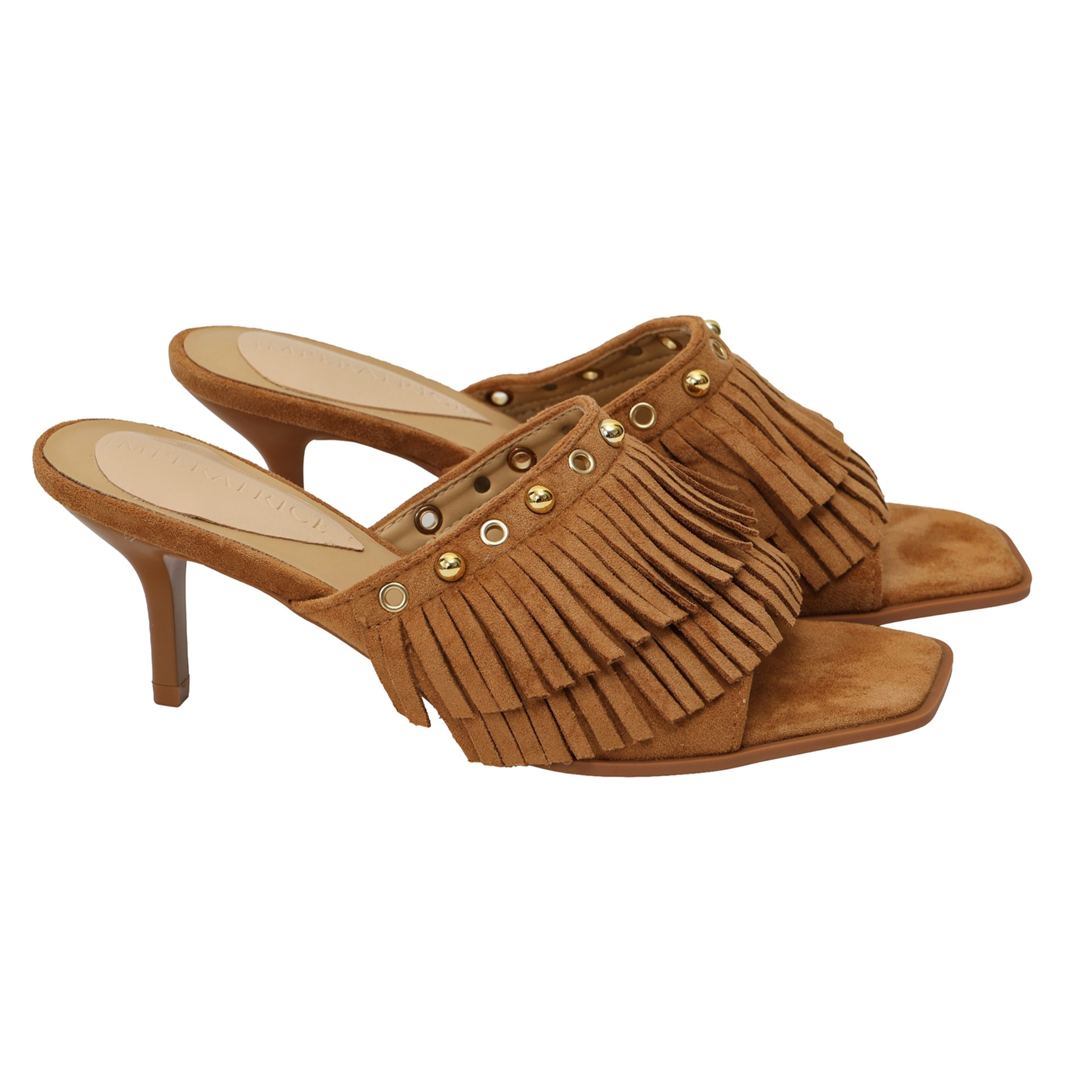 Sandali frange - tacco 7,0 cm