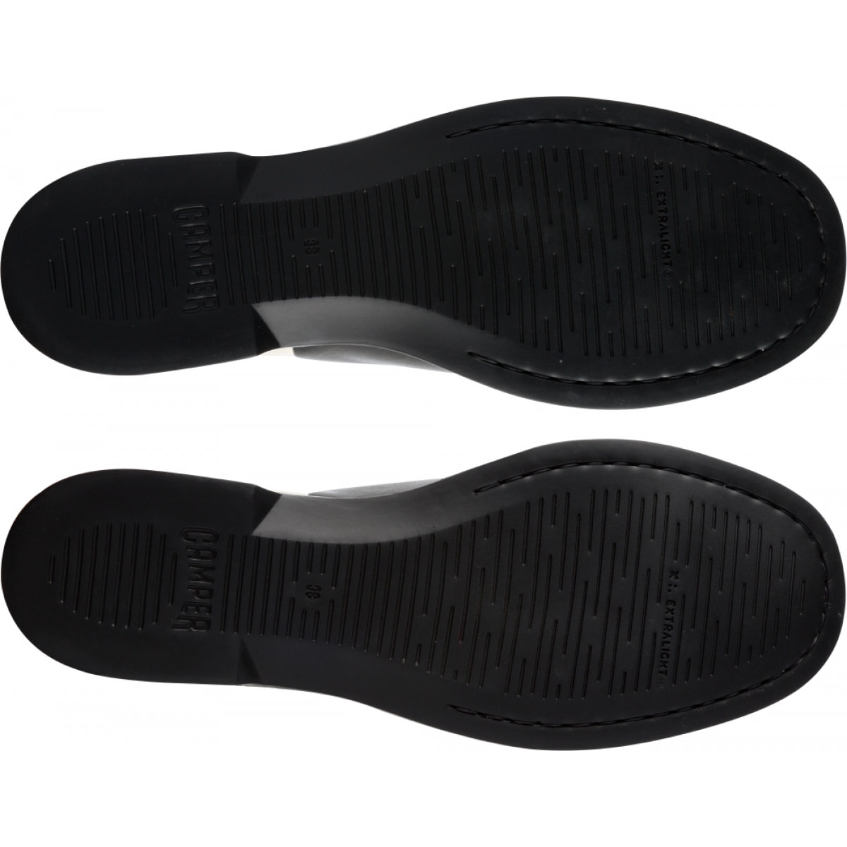 Camper Zapatos con cordones Mujer Twins Negro