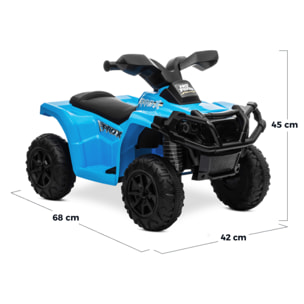 Quad de bateria BLUE S-QUAD vehículo eléctrico infantil 6V 3 años