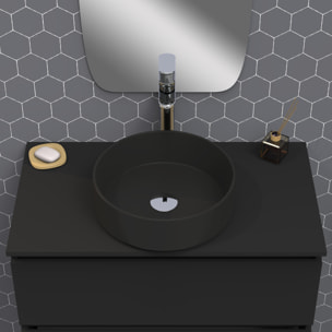 Conjunto de baño IRONA 2C TOP, 80cm, incluye lavabo y espejo