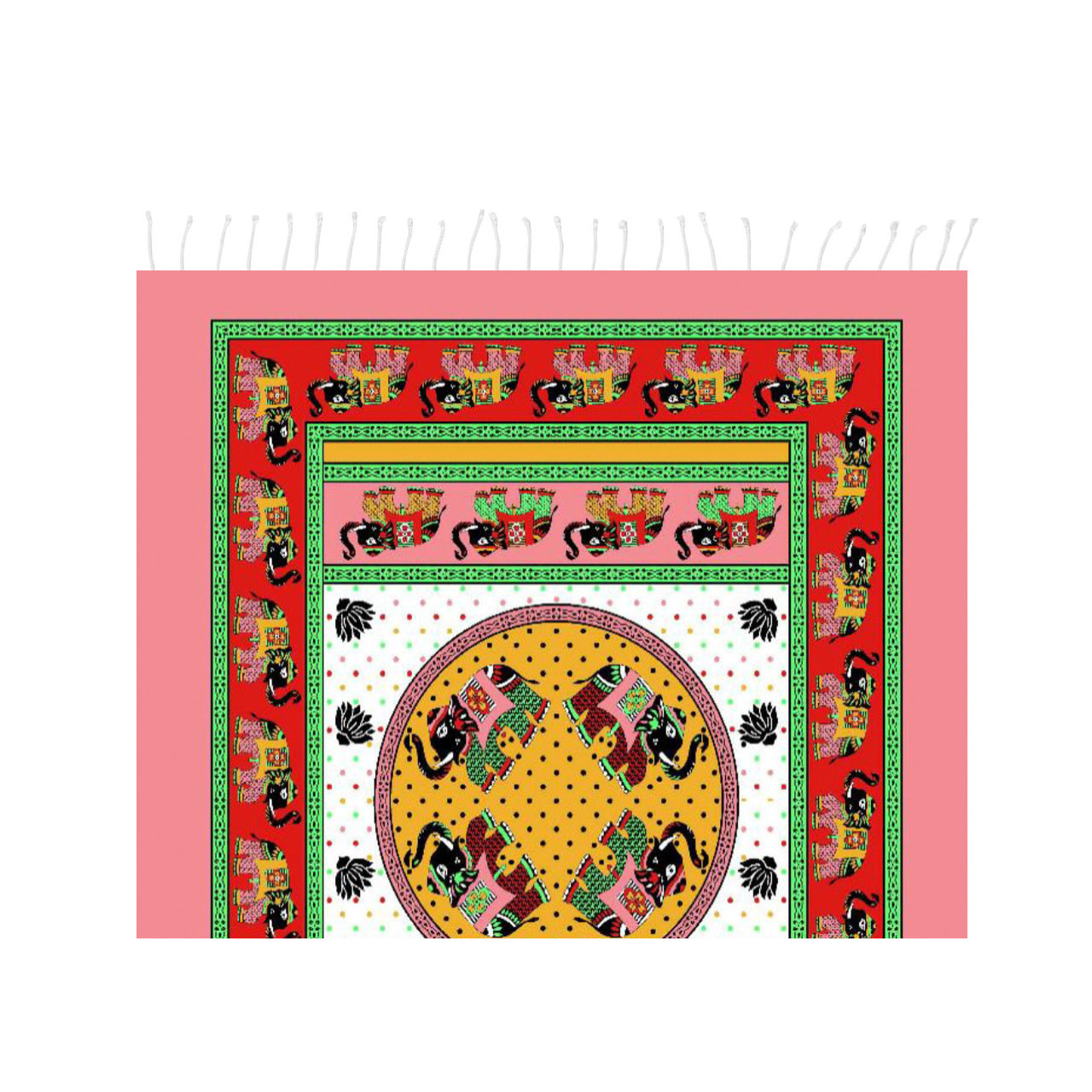 Telo Mare Fouta Modello Moranda Con Frange