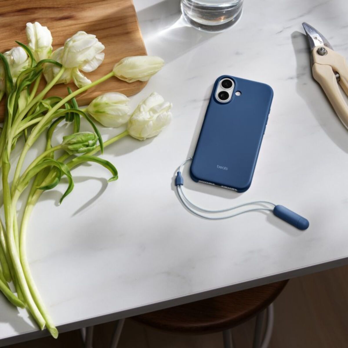 Coque BEATS iPhone 17 Magsafe stand Bleu basalte