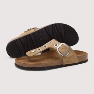 Sandalia Bio Taupe - Xoco