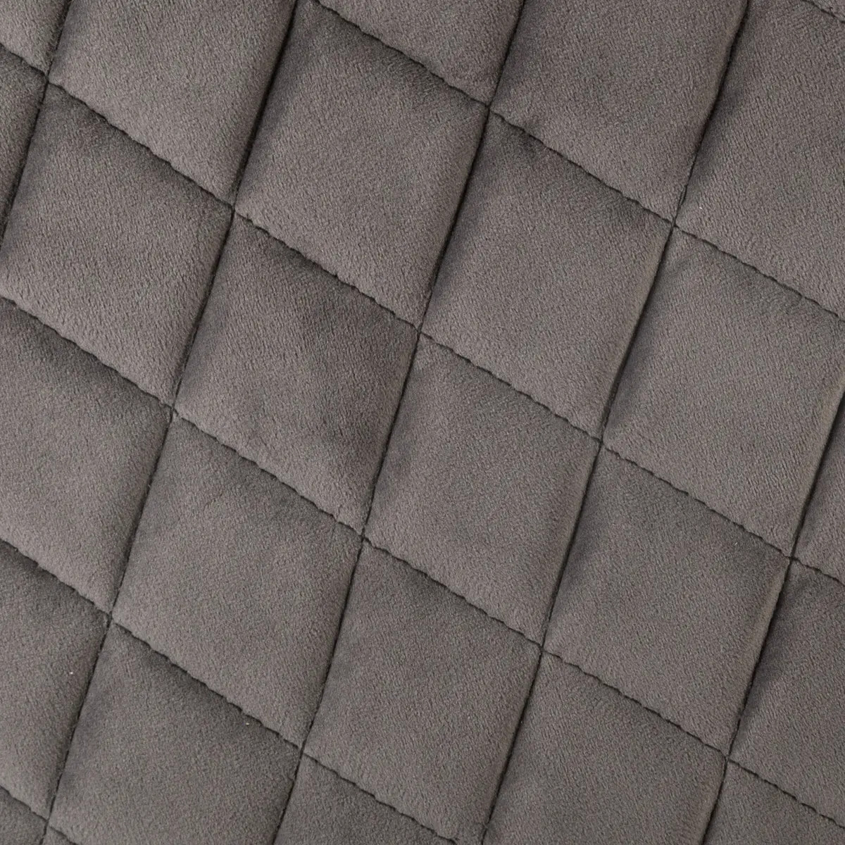 Fauteuil "Marlo" velours gris ardoise
