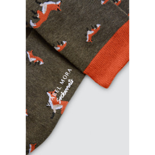 Confezione da 4 calzini anti-pressione stampati