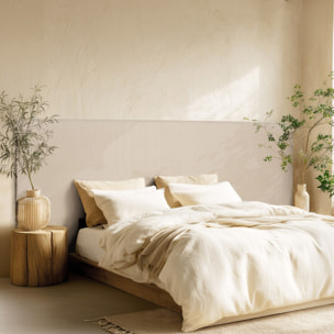 ARTHUR - Tête de lit rembourrée pour lits 140/160cm couleur lin