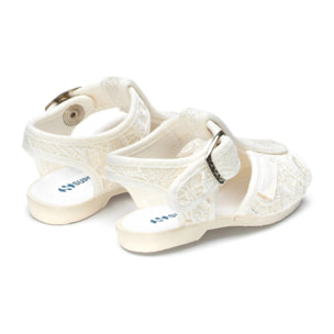 Sandali Superga Bambina Bianco 1200-MACRAMEJ