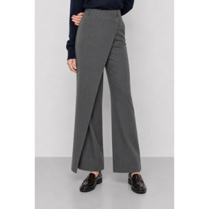 Kocca - Pantalone a portafoglio a vita alta con gamba ampia Donna