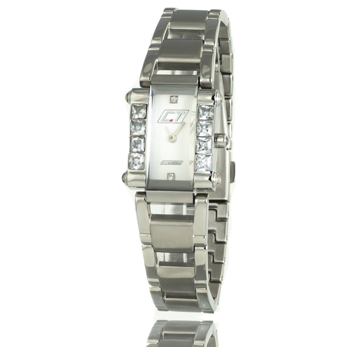 Reloj Chronotech CC7040LS-06M Mujer Analogico Cuarzo con Correa de Acero