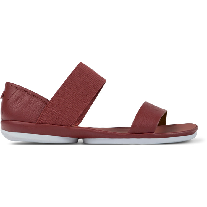 Sandalias - CAMPER Right Nina - Rojo - Cuero liso