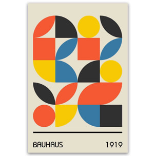 Tableau Bauhaus formes géométriques Toile imprimée