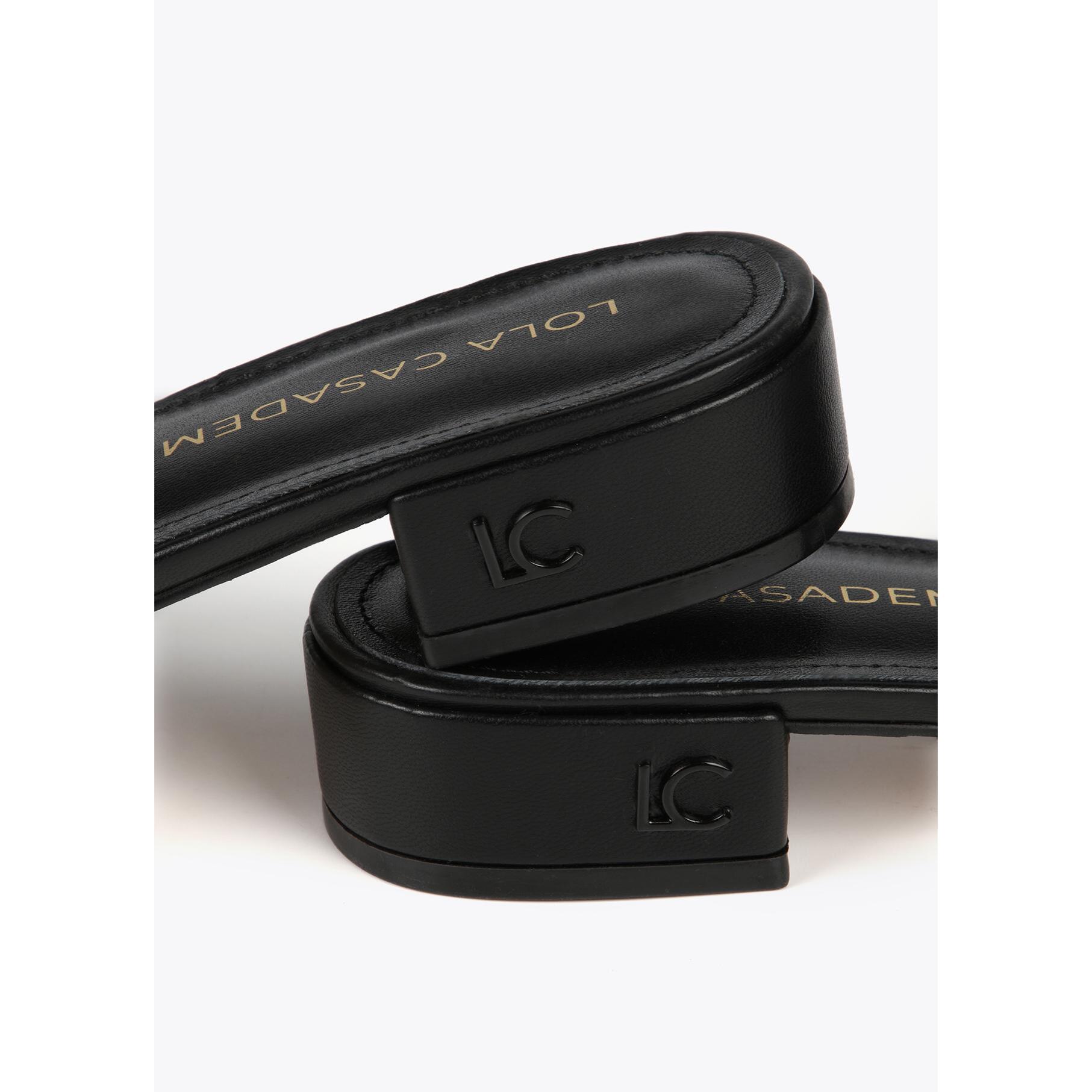 Sandali a ciabattina in rete monogrammi