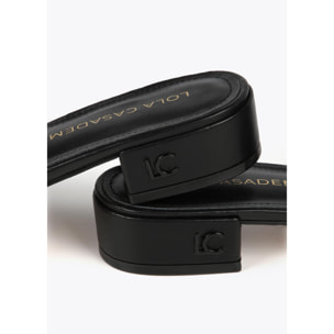 Sandali a ciabattina in rete monogrammi